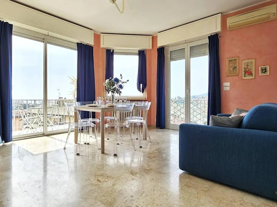 Parking,Wifi, Netflix - Sunny Sea View Haven Apartment Rapallo