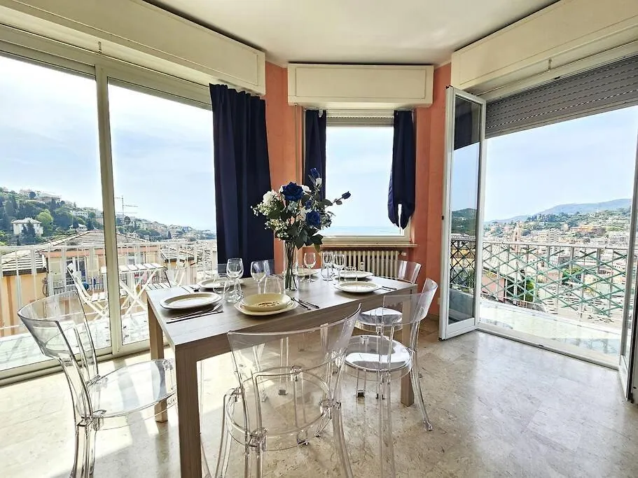 Parking,Wifi, Netflix - Sunny Sea View Haven Apartment Rapallo 0*,