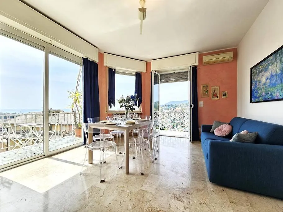 Parking,Wifi, Netflix - Sunny Sea View Haven Apartment Rapallo